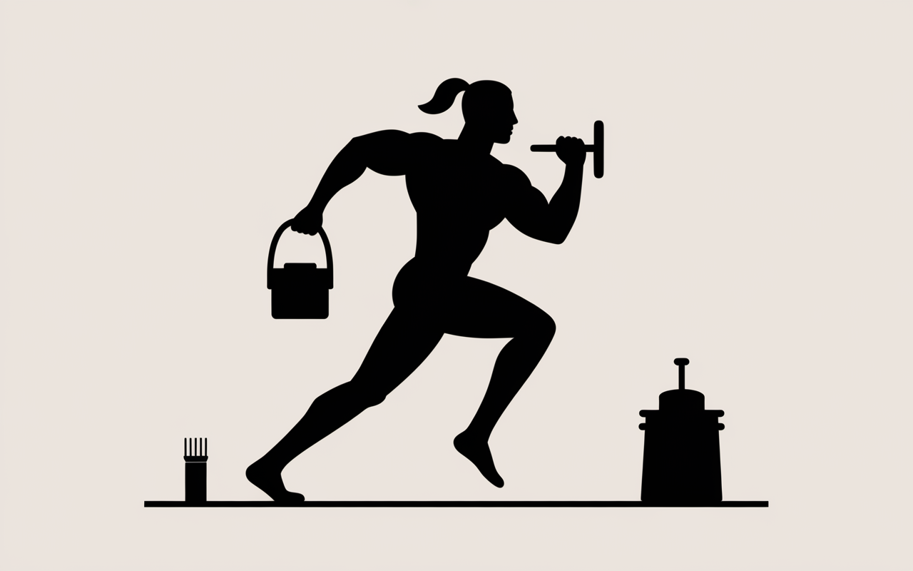 Glutamine musculation haltère poudre sportif