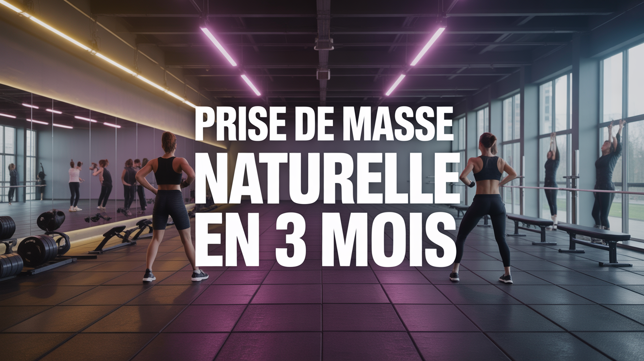 Salle de sport moderne prise de masse naturelle en 3 mois