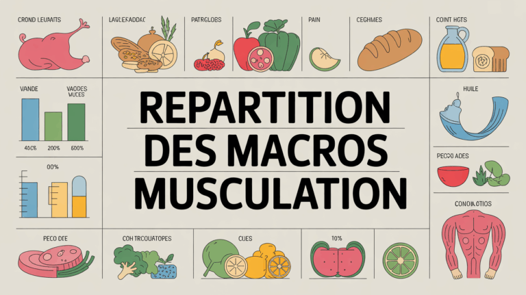 Plan graphique des macros pour musculation