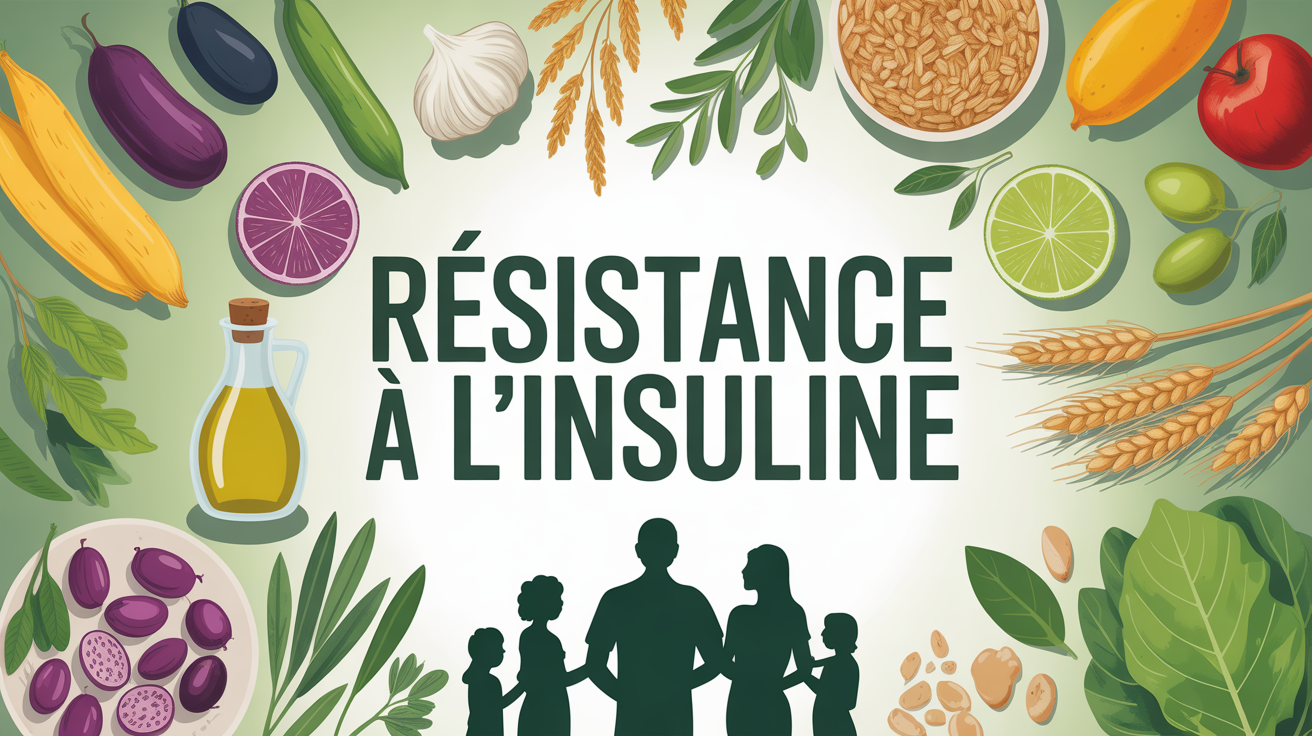 table aliments sains resistance insuline famille