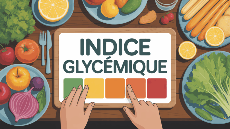 tableau indice glycémique aliments code couleur