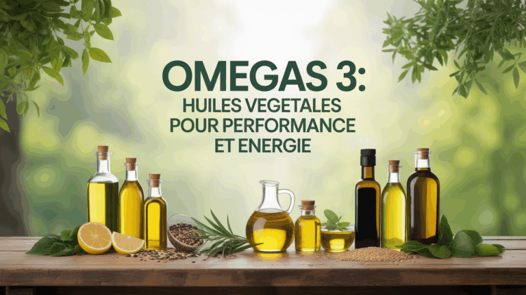 table huiles vegetales omegas 3 performance