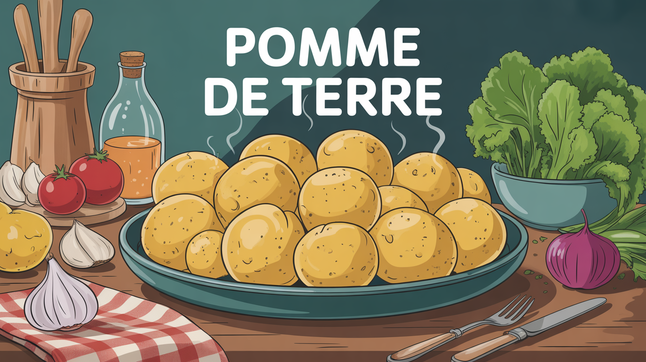 Assiette de pommes de terre vapeur et légumes pour une alimentation sportive