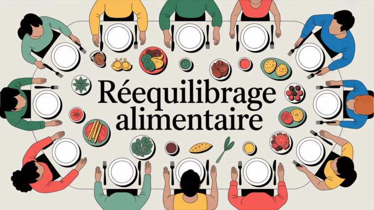 reequilibrage alimentaire repas convivial perte de poids