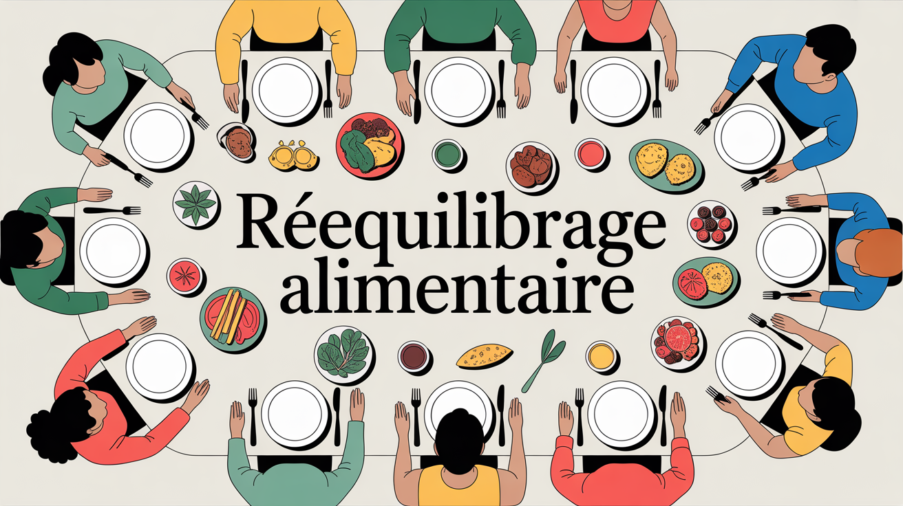 reequilibrage alimentaire repas convivial perte de poids