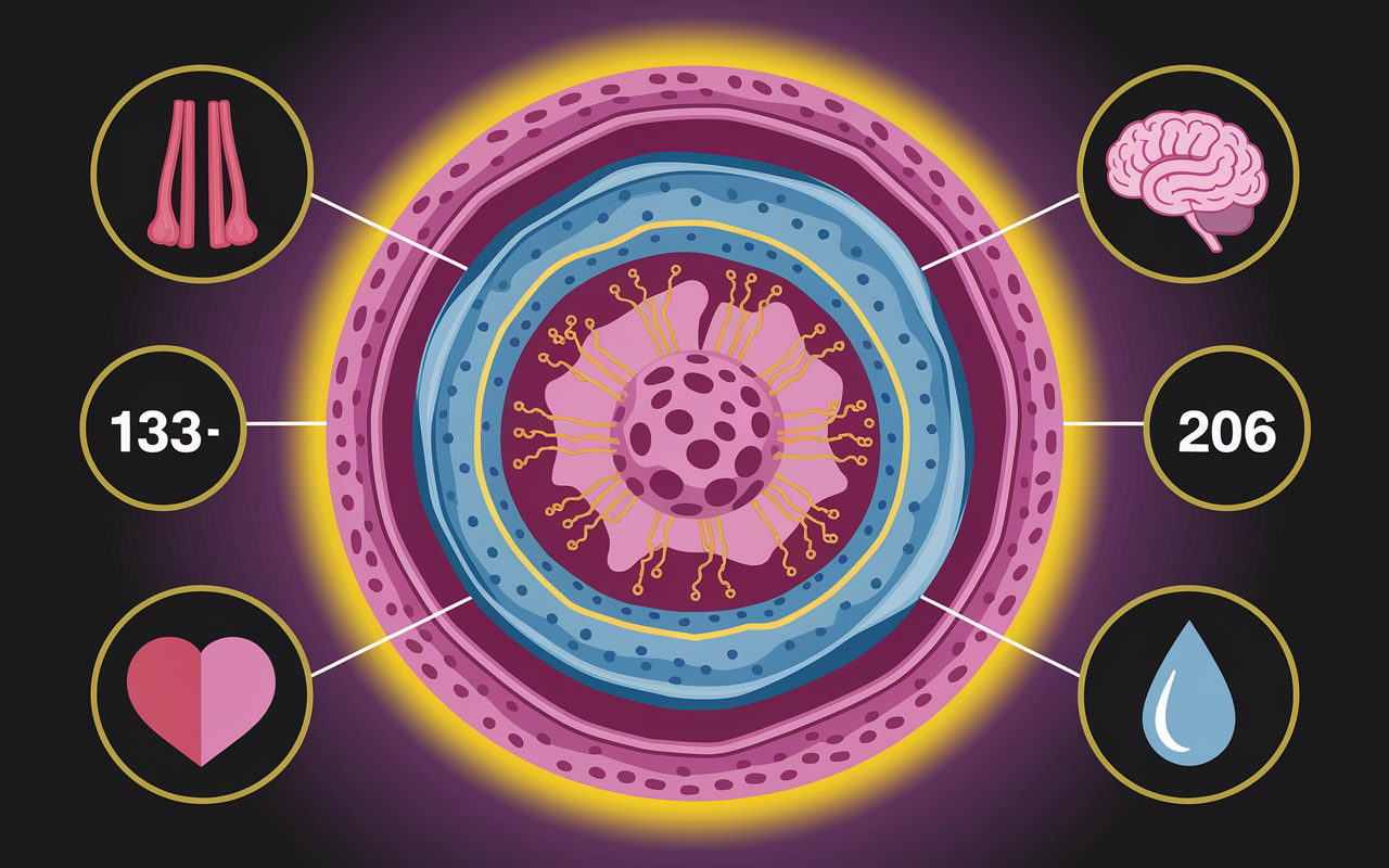 Illustration taurine sur cellule et flux calcium proteges