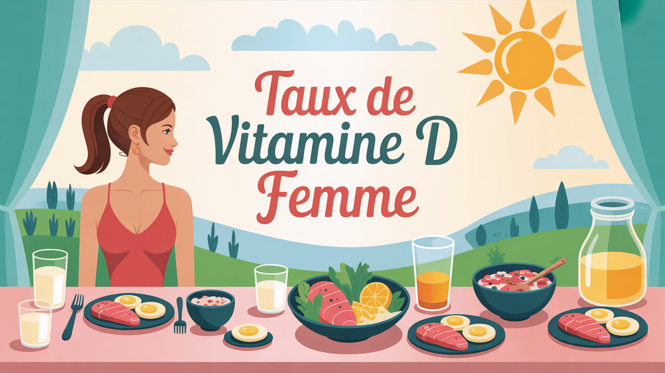 Table petit dejeuner vitamine D femme soleil