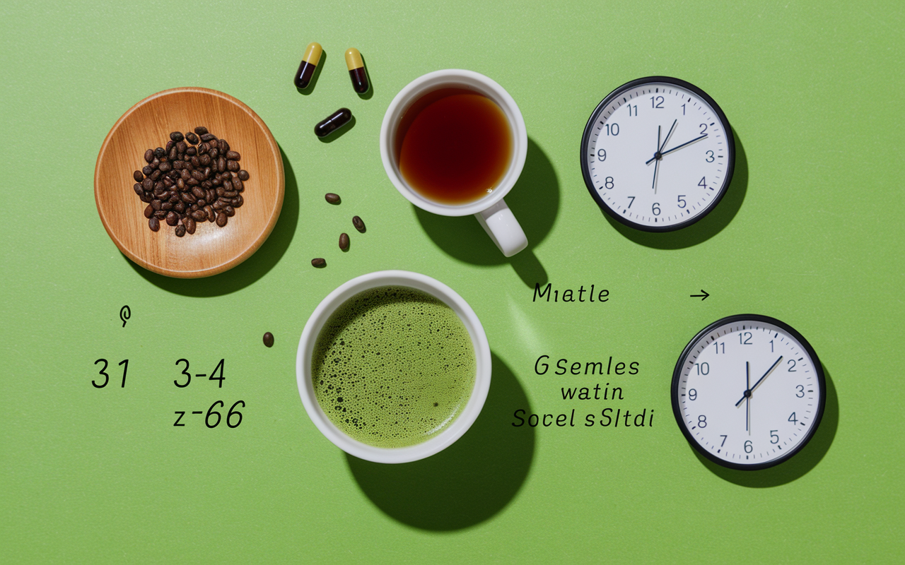 the vert posologie gellules matcha heures