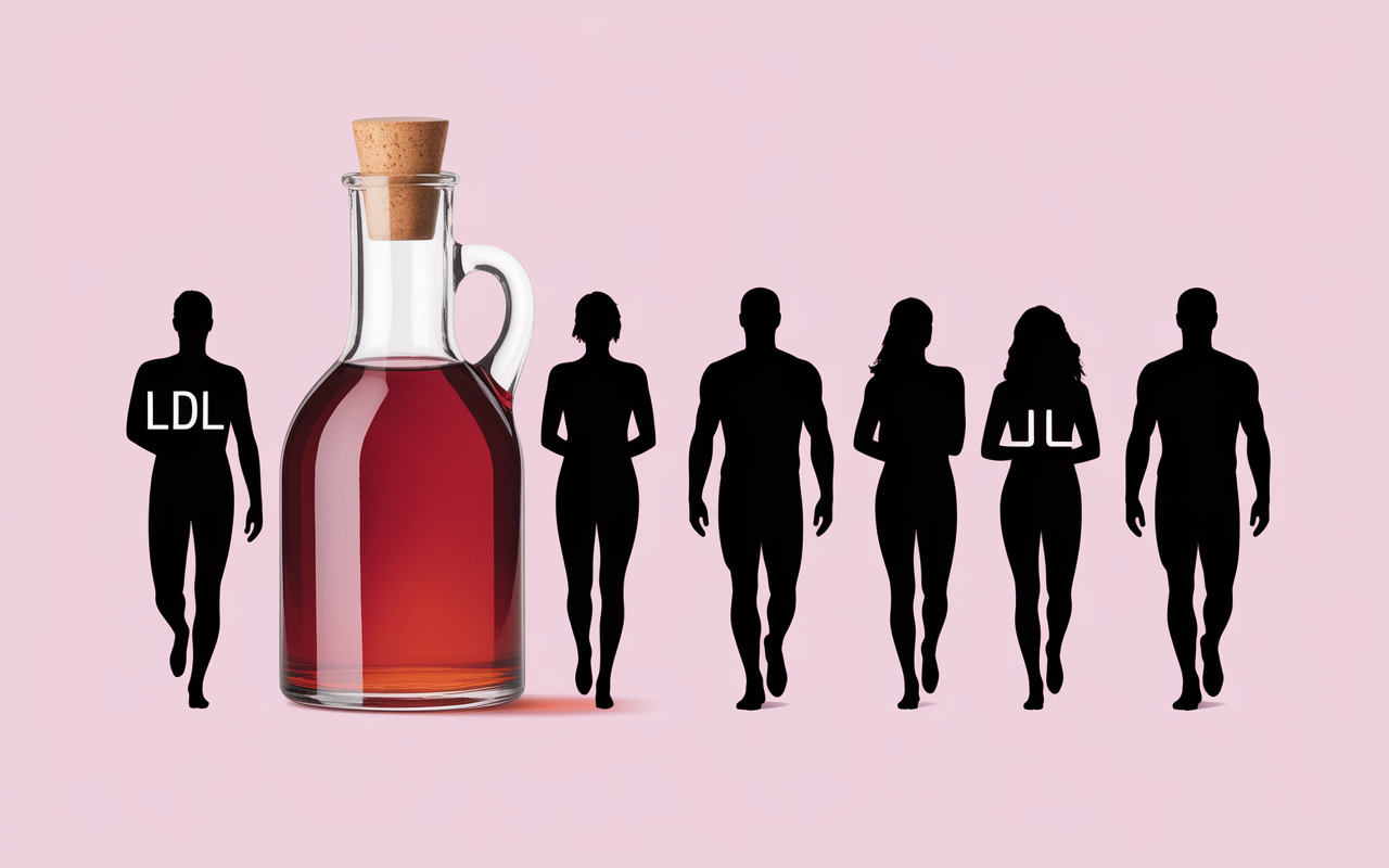 tableau vinaigre de cidre dose LDL triglycerides