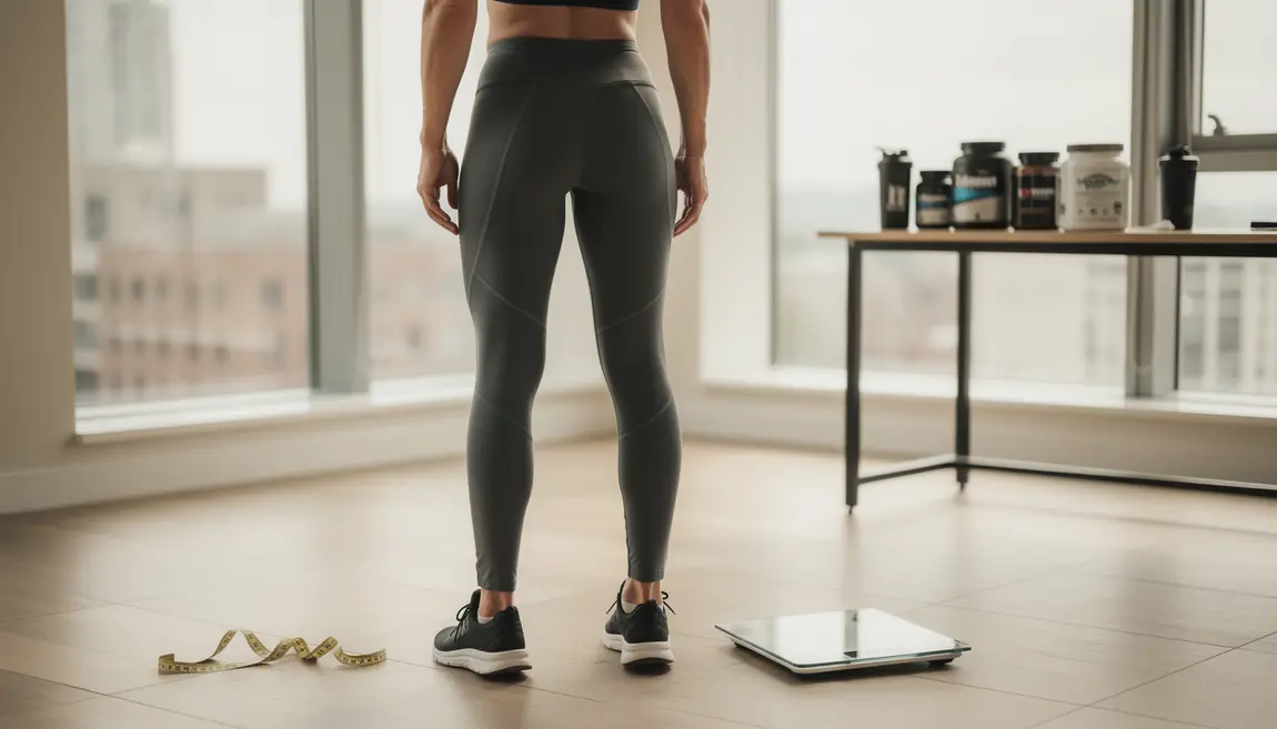 Sportif avec complement bruleur de graisse abdominale