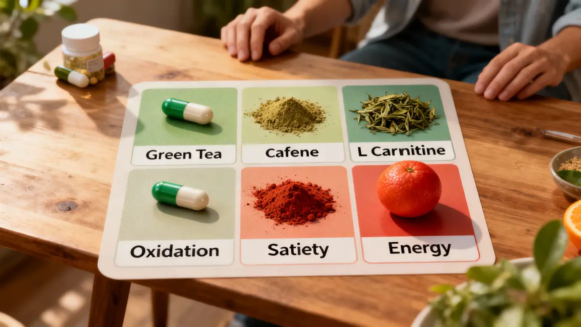 capsule thé vert caféine chrome wakame morosil L-carnitine