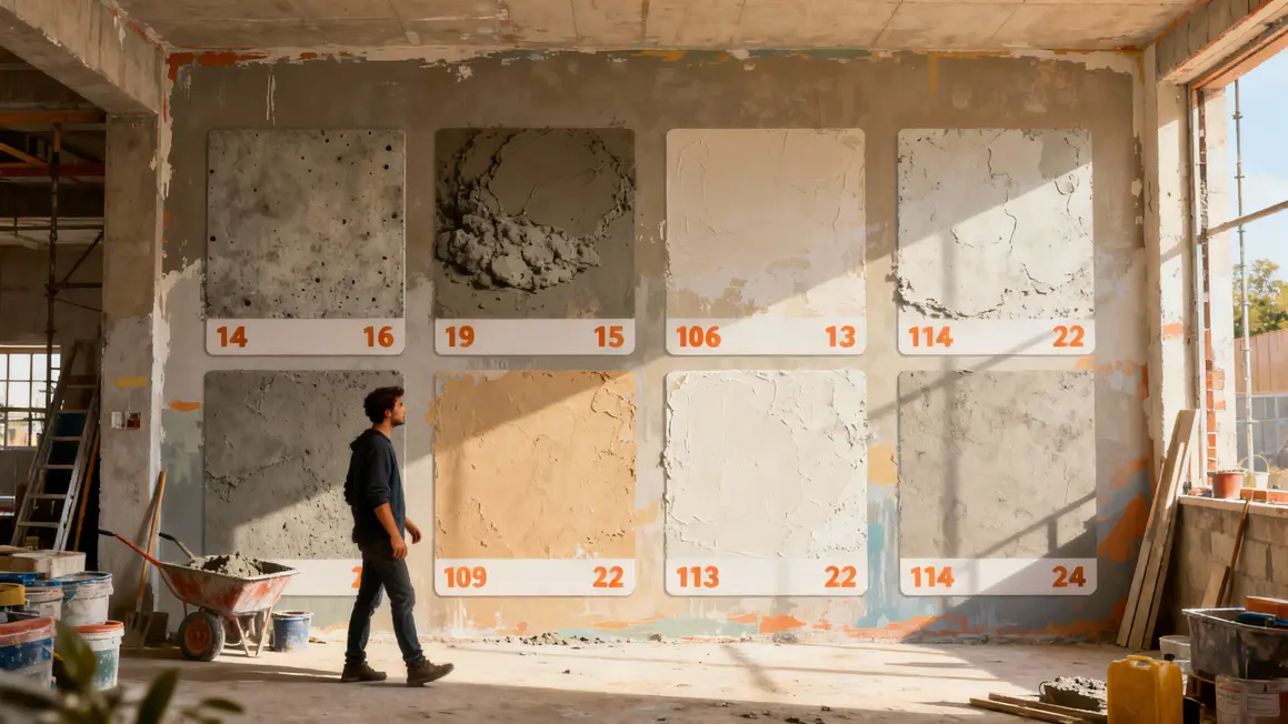 visuel des temps séchage principaux matériaux chantier