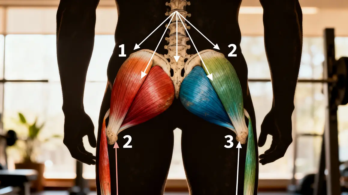 diagramme muscles fessiers squat anatomie fonctions