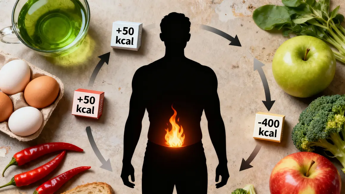 schéma mécanismes aliments brûle-graisse thermogenèse