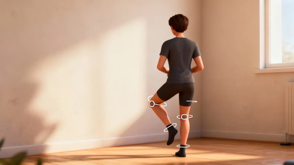 Echauffement jambes musculation maison sans matériel