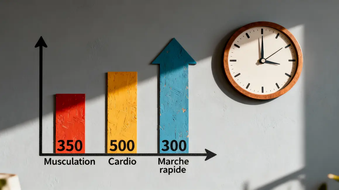 EPOC musculation métabolisme en graphique