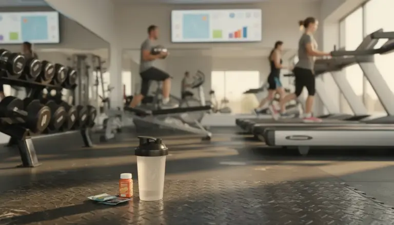 Energie, musculation et métabolisme dans une salle de sport dynamique