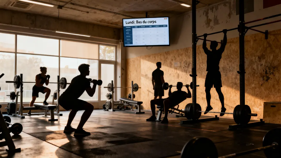 prise de masse naturelle salle musculation squat développé couché