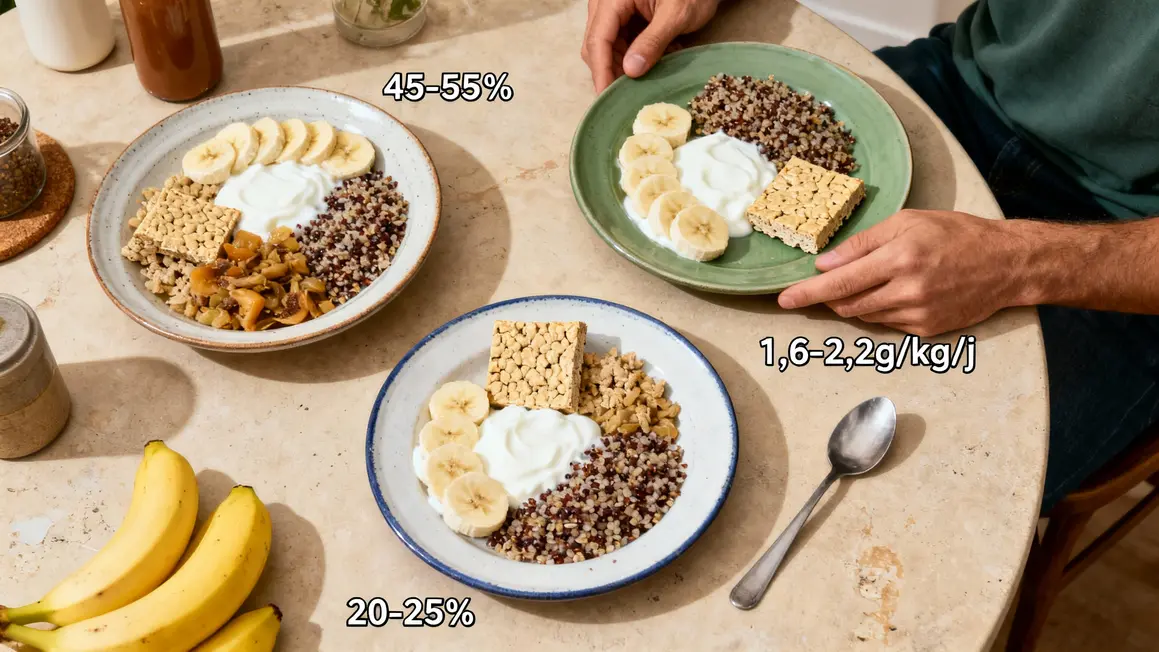 repas prise de masse naturelle vegan traditionnel chiffres