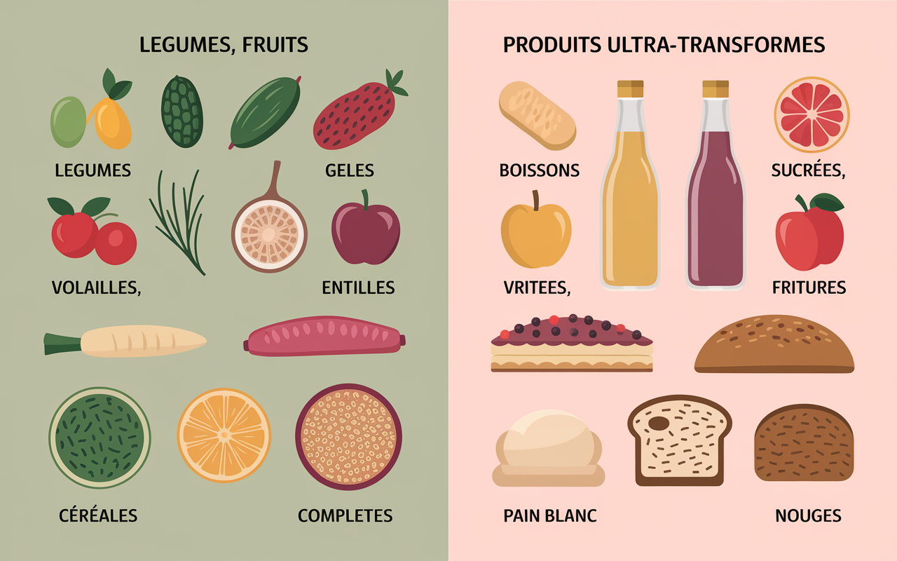 nutrition perdre du poids tableau aliments à privilégier et à éviter