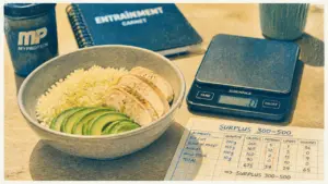 Manger prise de masse : surplus 300 à 500 kcal