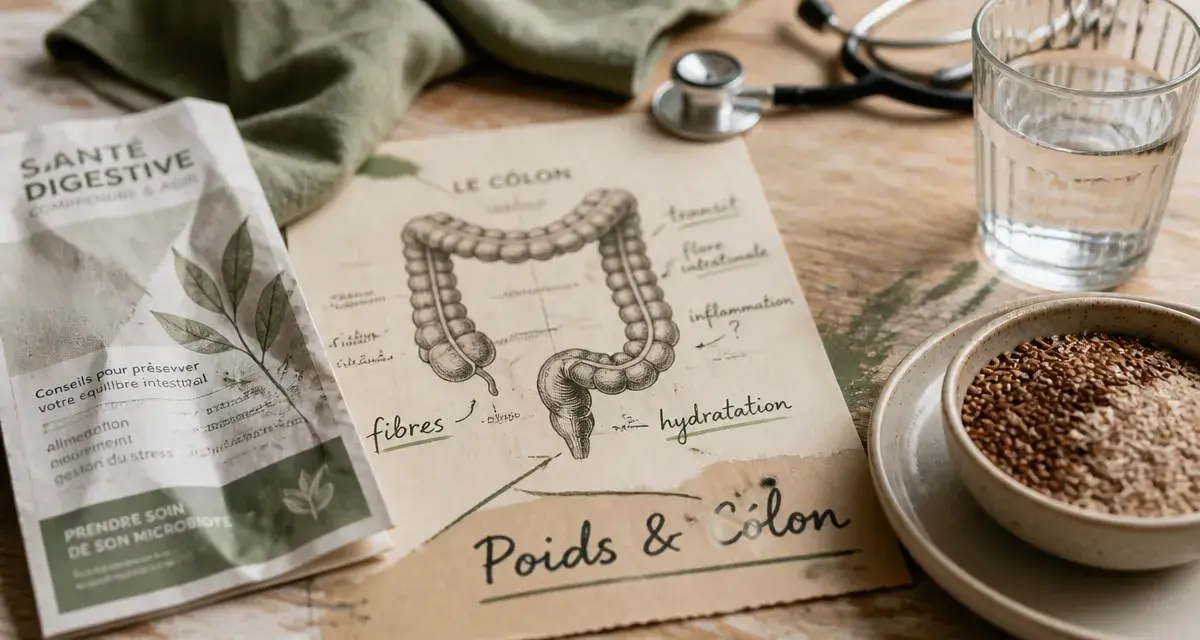 Nettoyage du côlon et perte de poids : confort digestif, fibres et eau