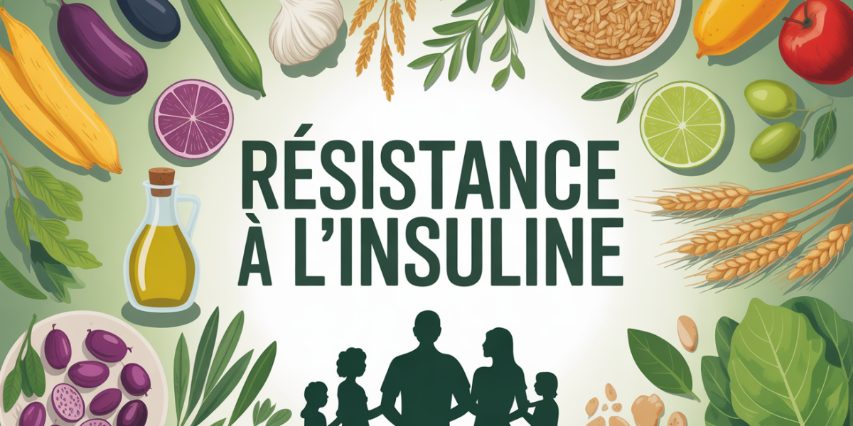 table aliments sains resistance insuline famille