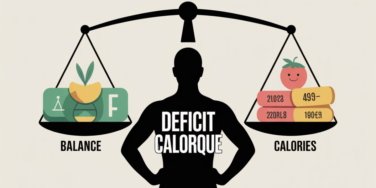 illustration deficit calorique balance energetique