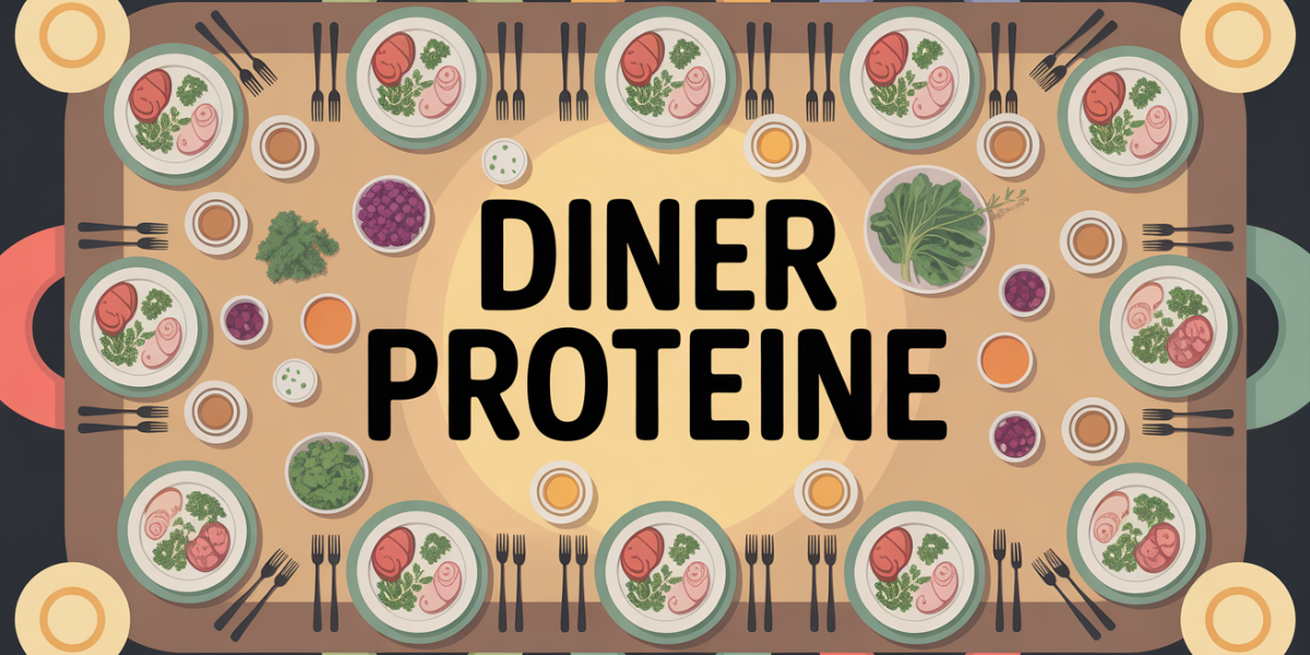 diner proteine familial assiette proteines legumes feculents