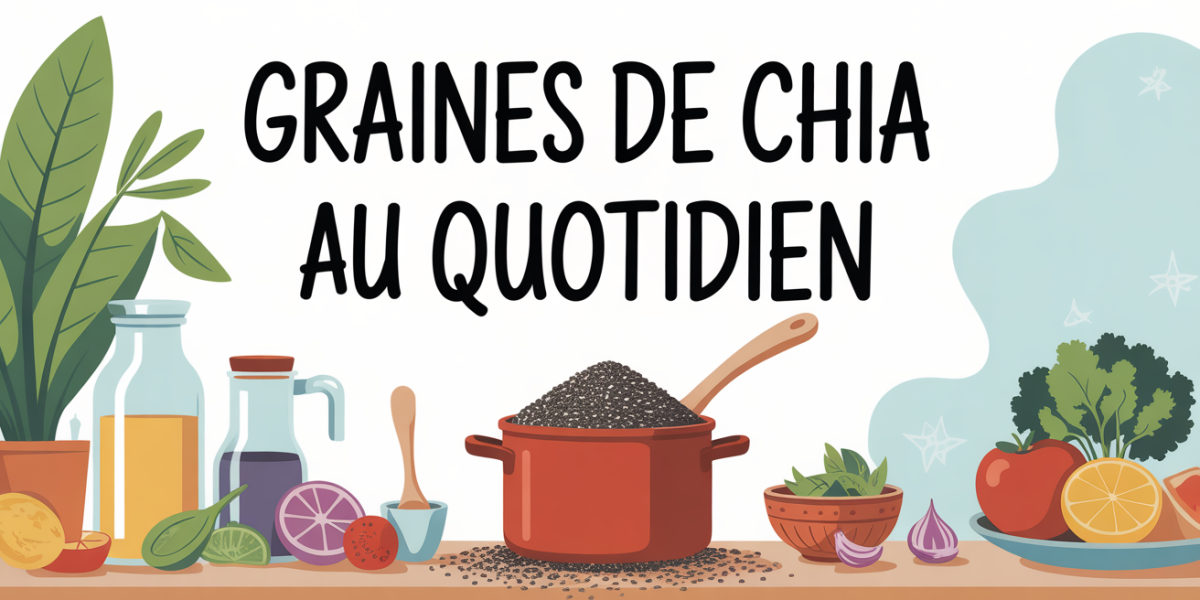 graines de chia sur une table conseil alimentation