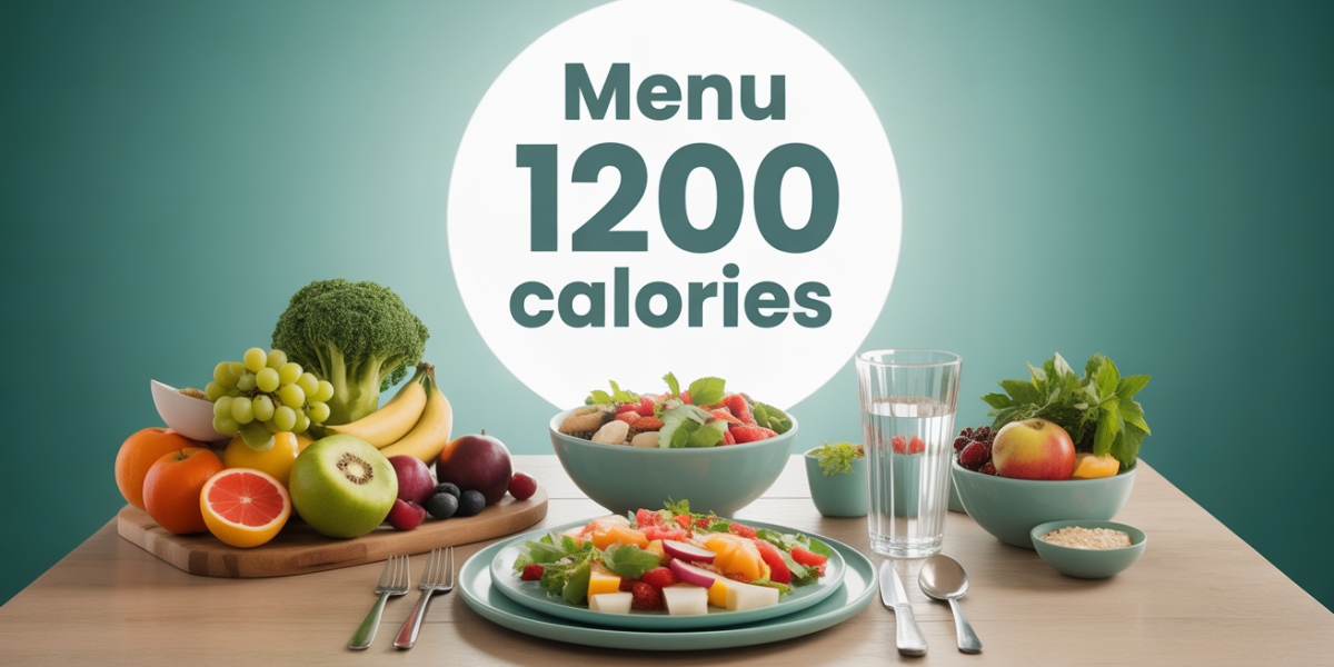 Menu 1200 calories repas sains equilibres