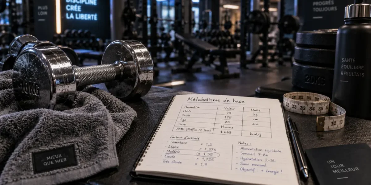 Métabolisme et musculation : peu de calories au repos en salle de sport