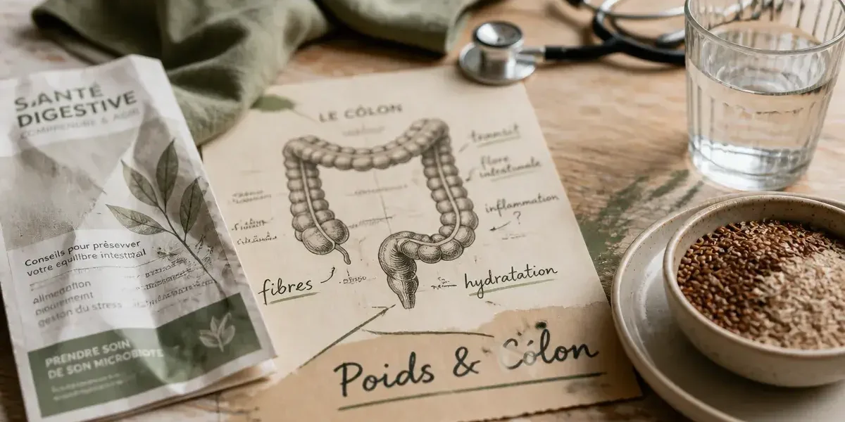 Nettoyage du côlon et perte de poids : confort digestif, fibres et eau