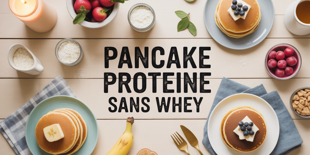Pancake proteine sans whey table healthy sport