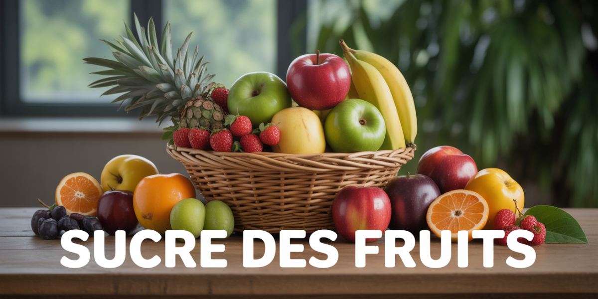corbeille de fruits frais et variés sucre des fruits