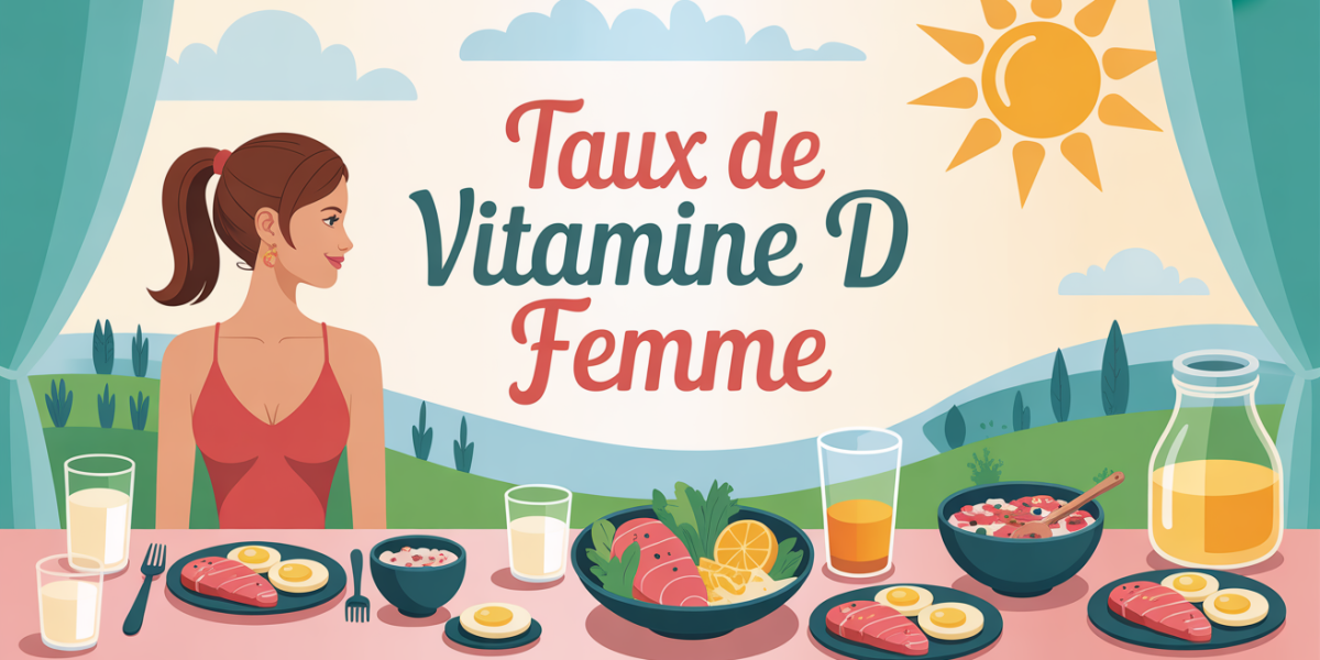 Table petit dejeuner vitamine D femme soleil